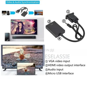 Vga to Hdmi Converter With Audio Cable
