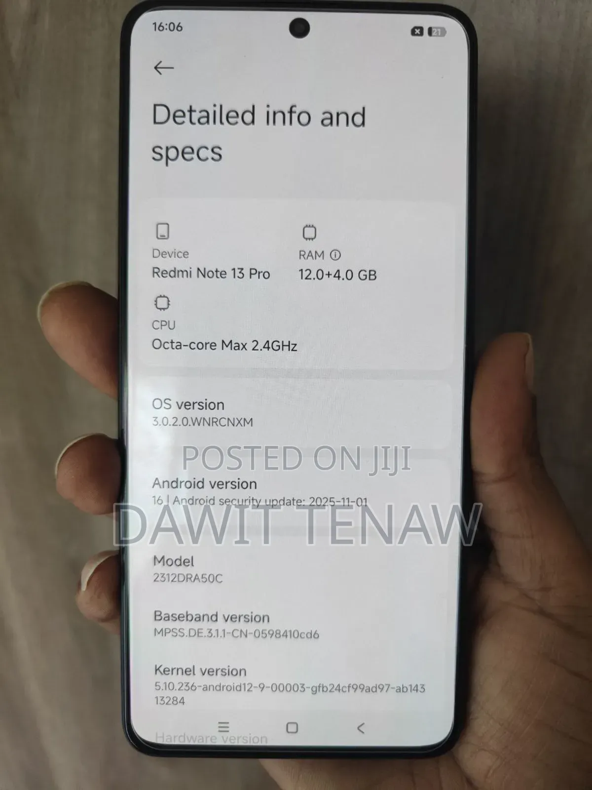 Xiaomi Redmi Note 13 Pro 256 GB Black