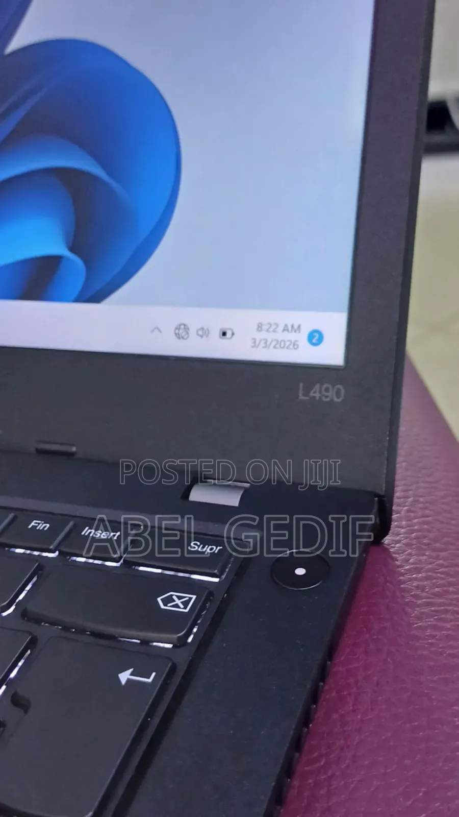 New Laptop Lenovo Thinkpad L490 8GB Intel Core i5 SSD 512GB