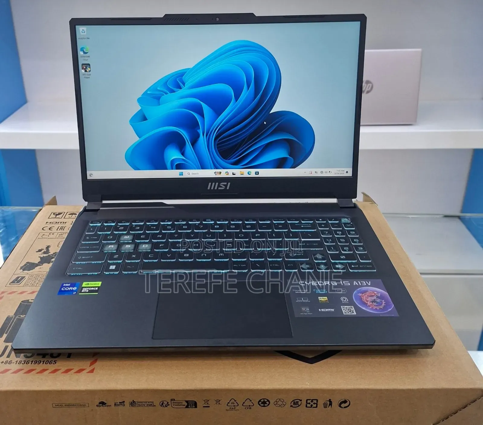 New Laptop MSI S100 16GB Intel Core i7 SSD 1T