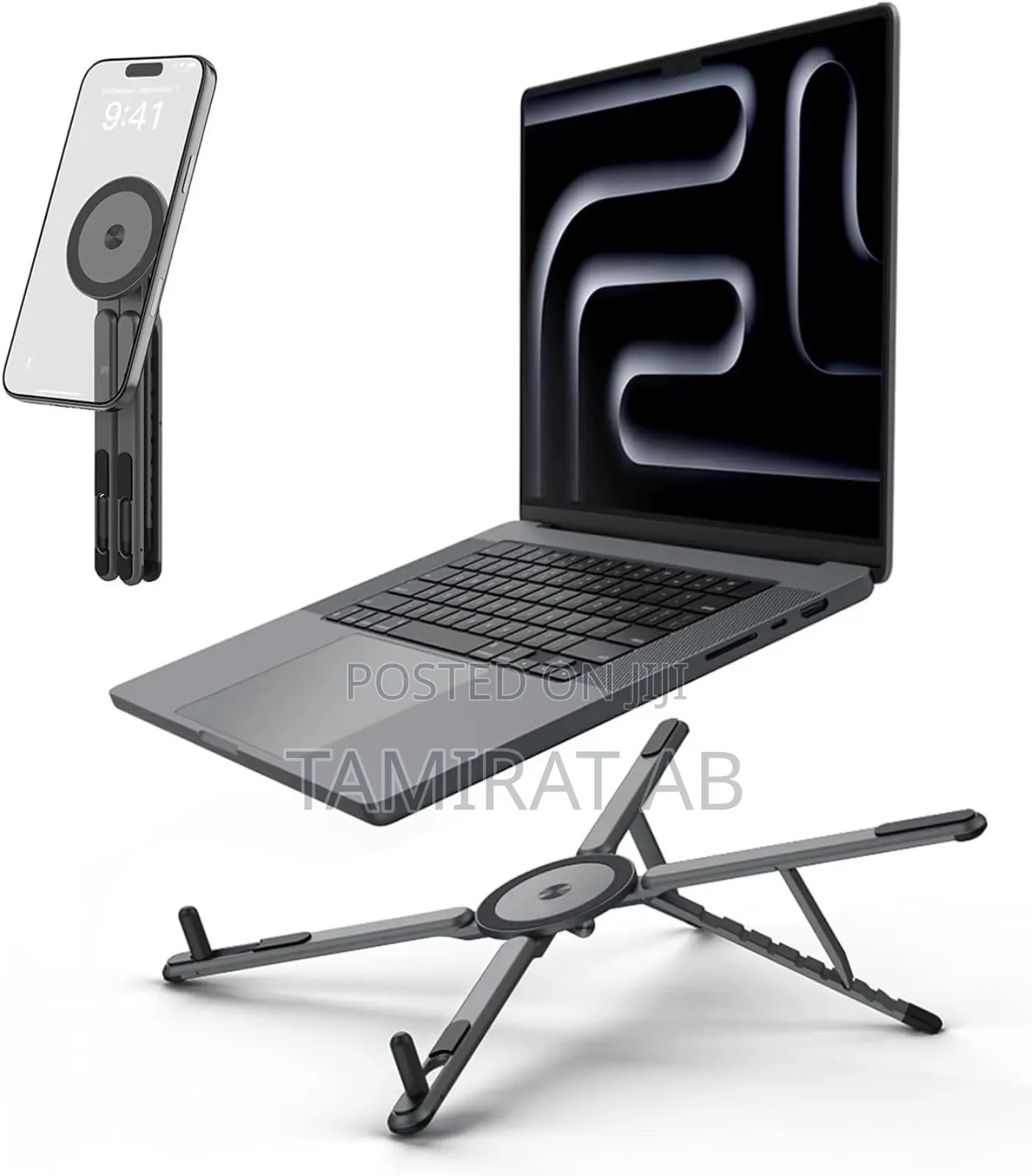 A8 All-in-One Foldable Magnetic Phone, Tablet, Laptop Stand