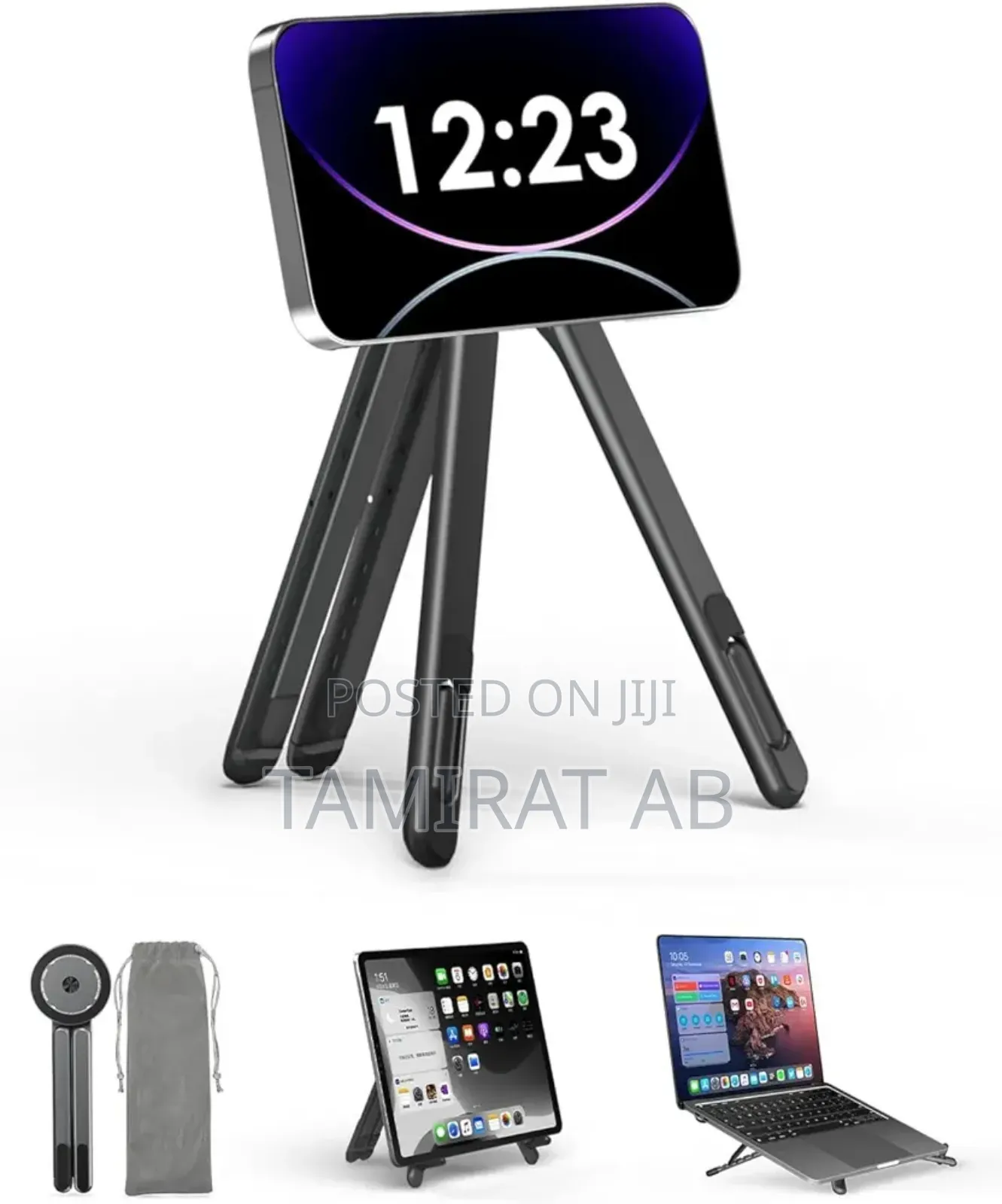 A8 All-in-One Foldable Magnetic Phone, Tablet, Laptop Stand