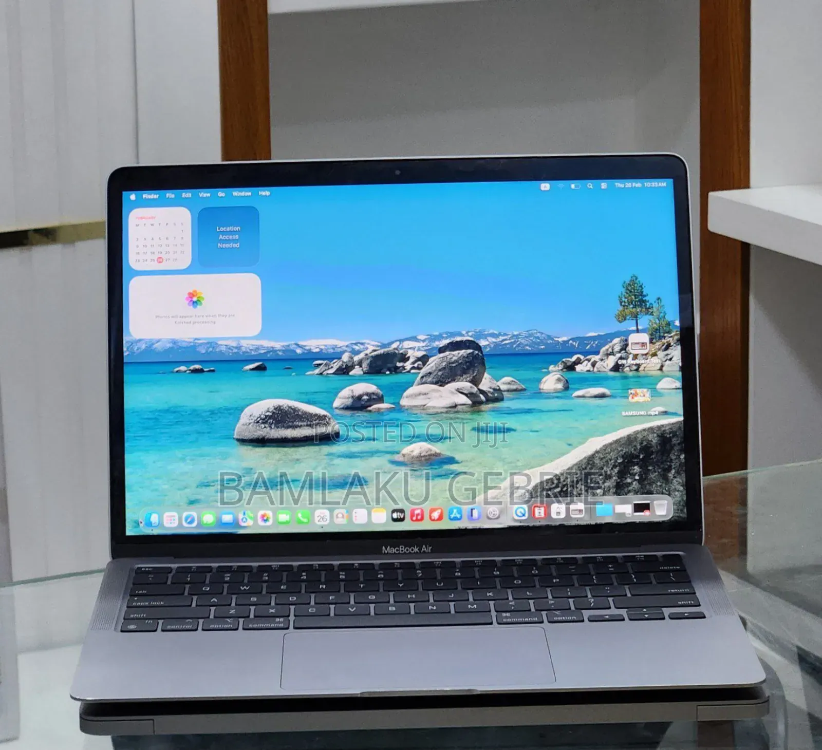New Laptop Apple MacBook Air 2020 M1 8GB Apple M1 SSD 256GB