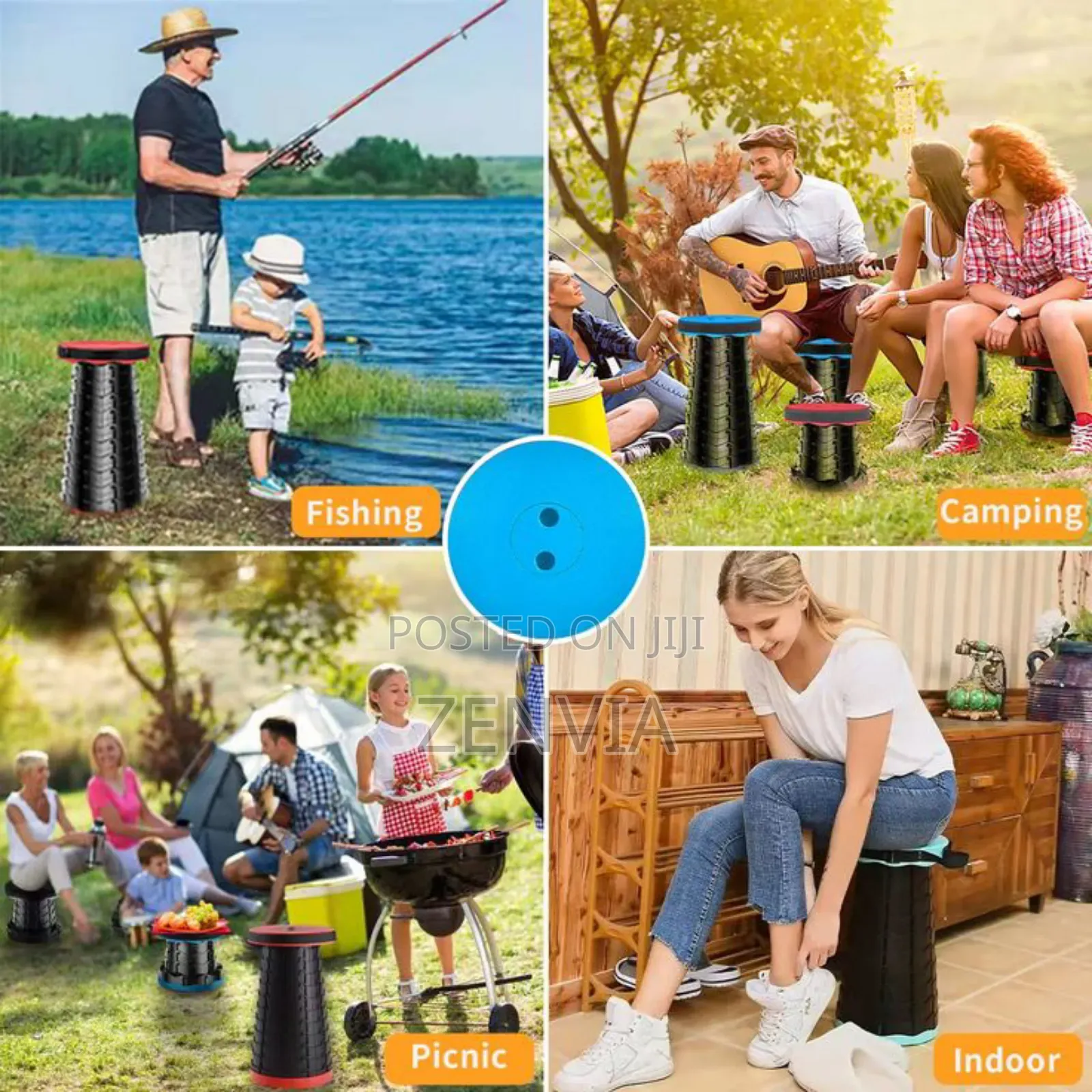 Portable Travel Retractable Stool /Free Delivery/