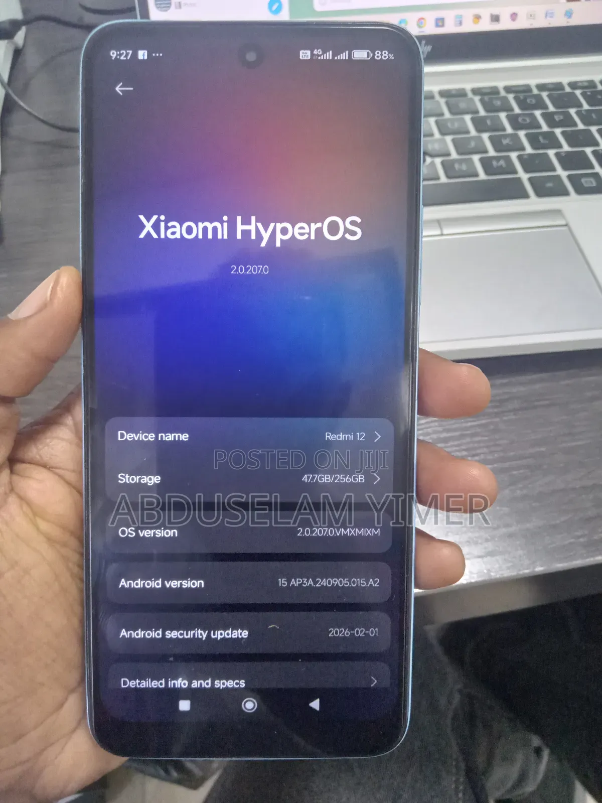 Xiaomi 12 256 GB Blue