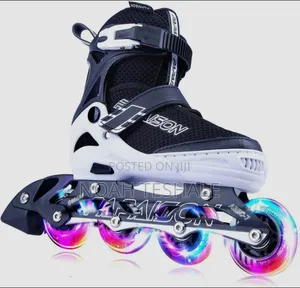 Papaison Adjustable Kids' Inline Skates With Light-Up Wheels