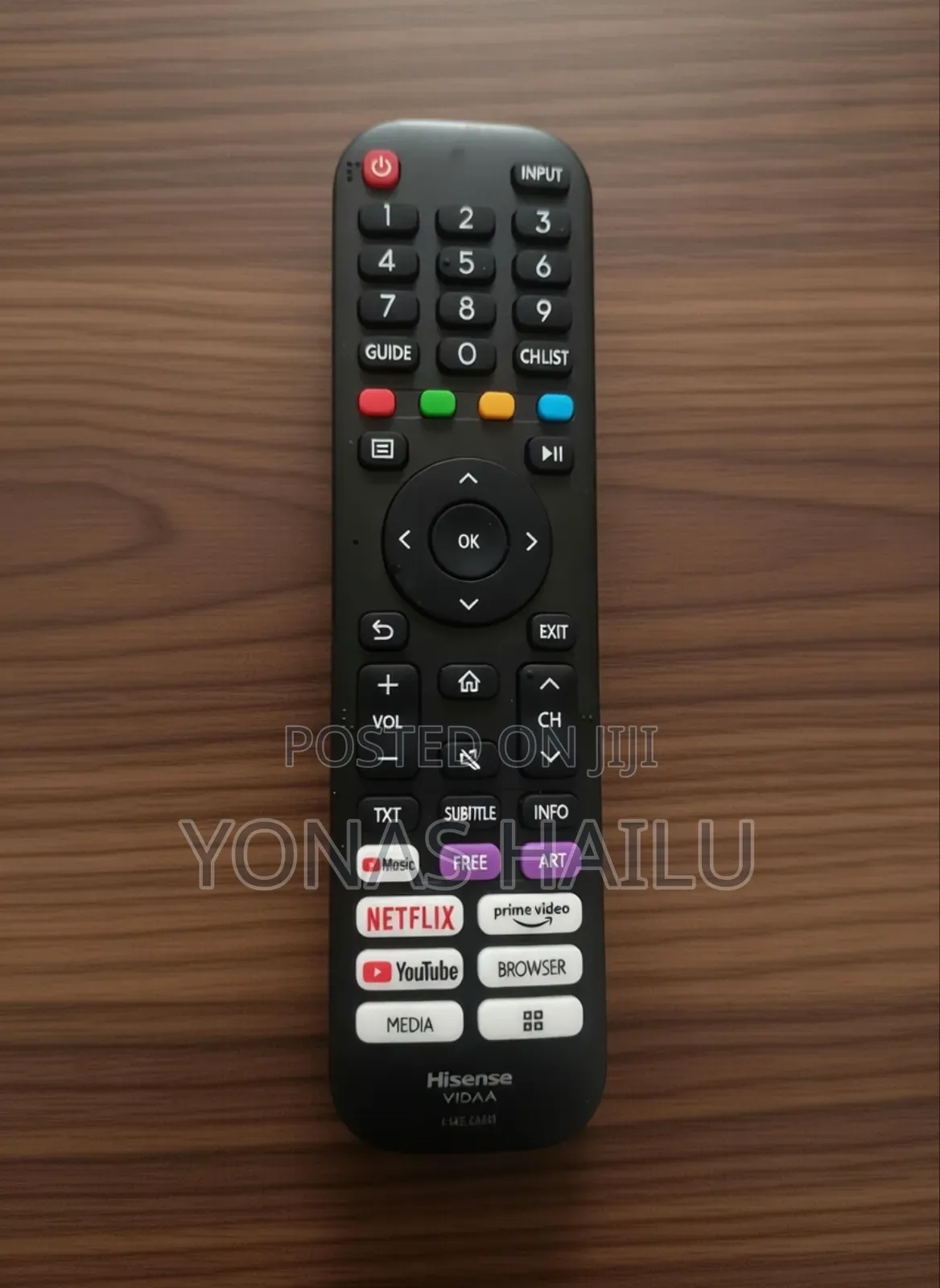Hisense Remote | ሀይሰንስ