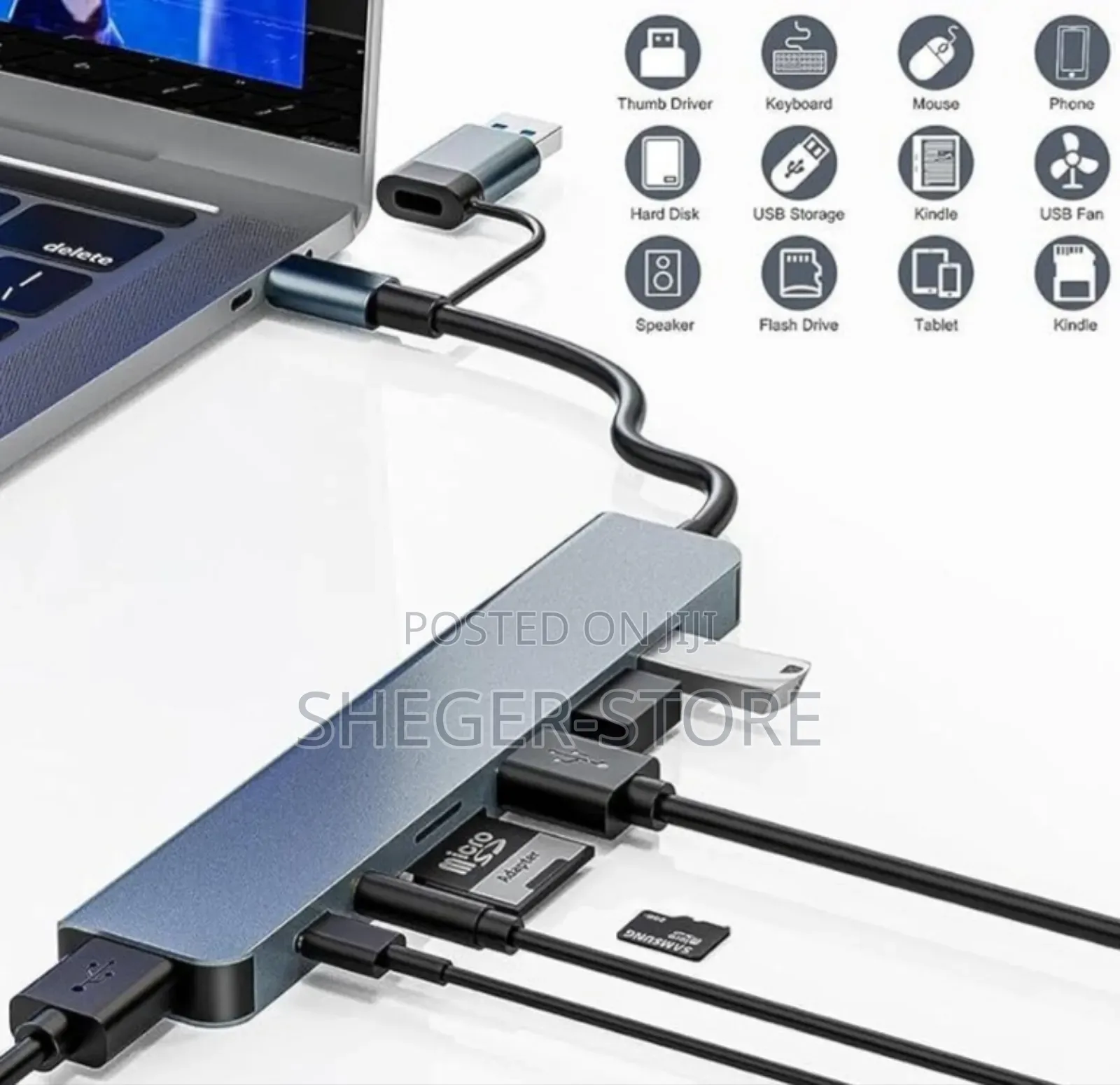 Brand New 8in1 Usb Hub Adapter Series