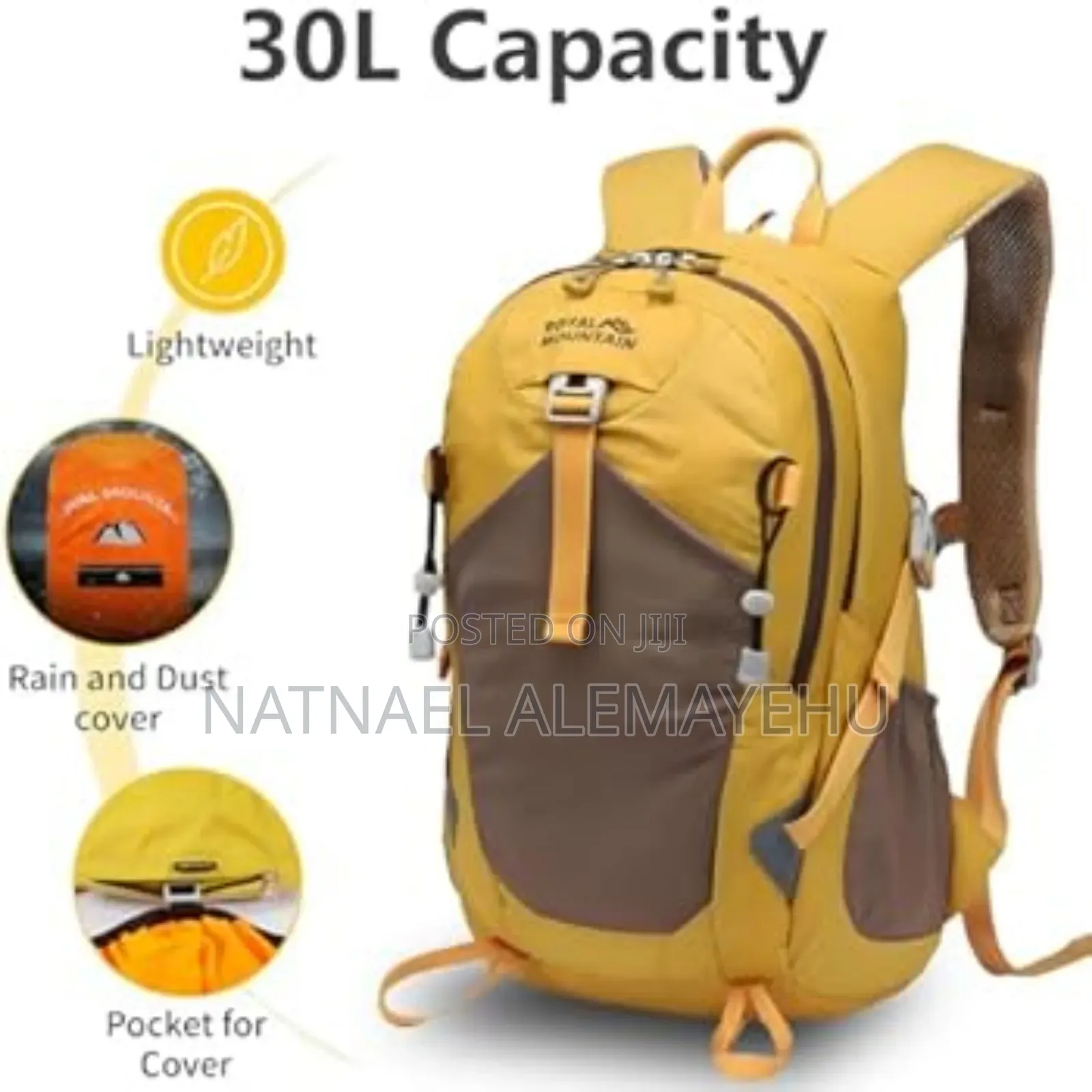 Royal Mountain 30l Hiking Backpack, a Lightweight Travel Waterproof