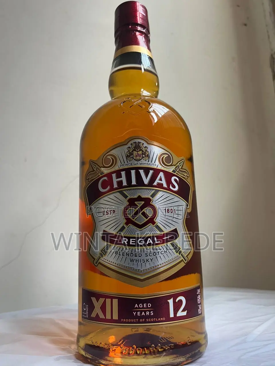 100% Original With a Bar Code Chivas Regal Blended Scotch Whisky (1l)