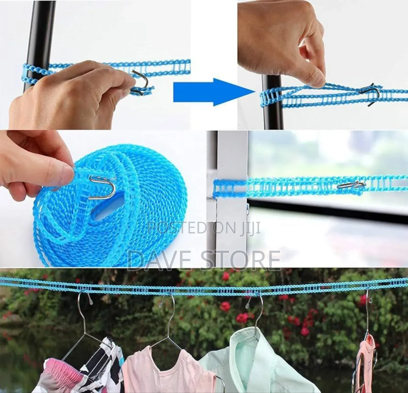 Windproof Clothesline Rope