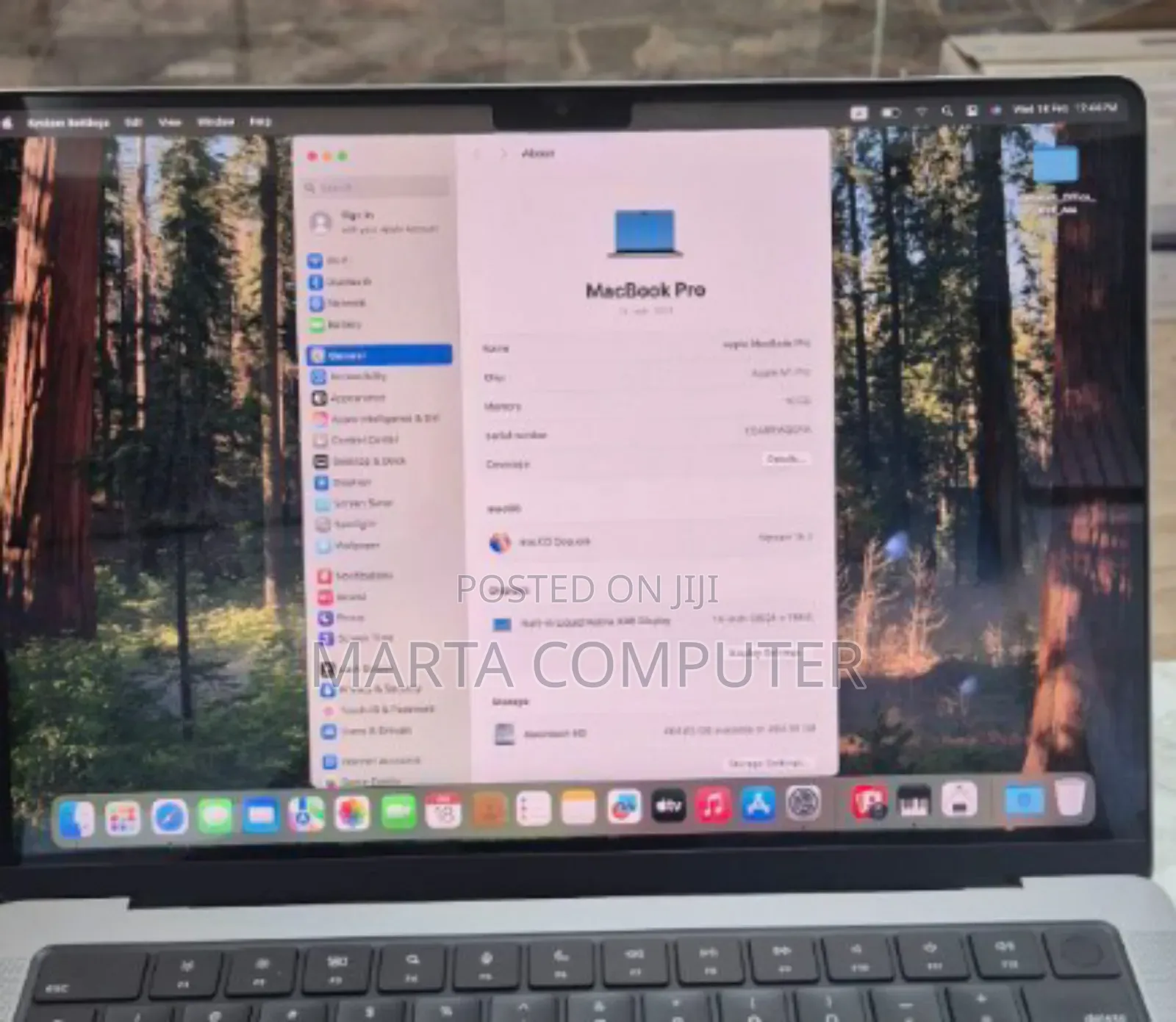 New Laptop Apple MacBook Pro M1 16GB Apple M1 SSD 512GB