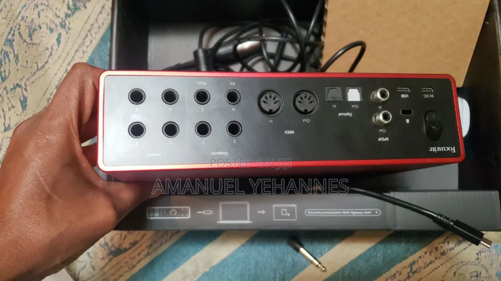 Focusright Scarlett 6i6 4th Generation Sound Card