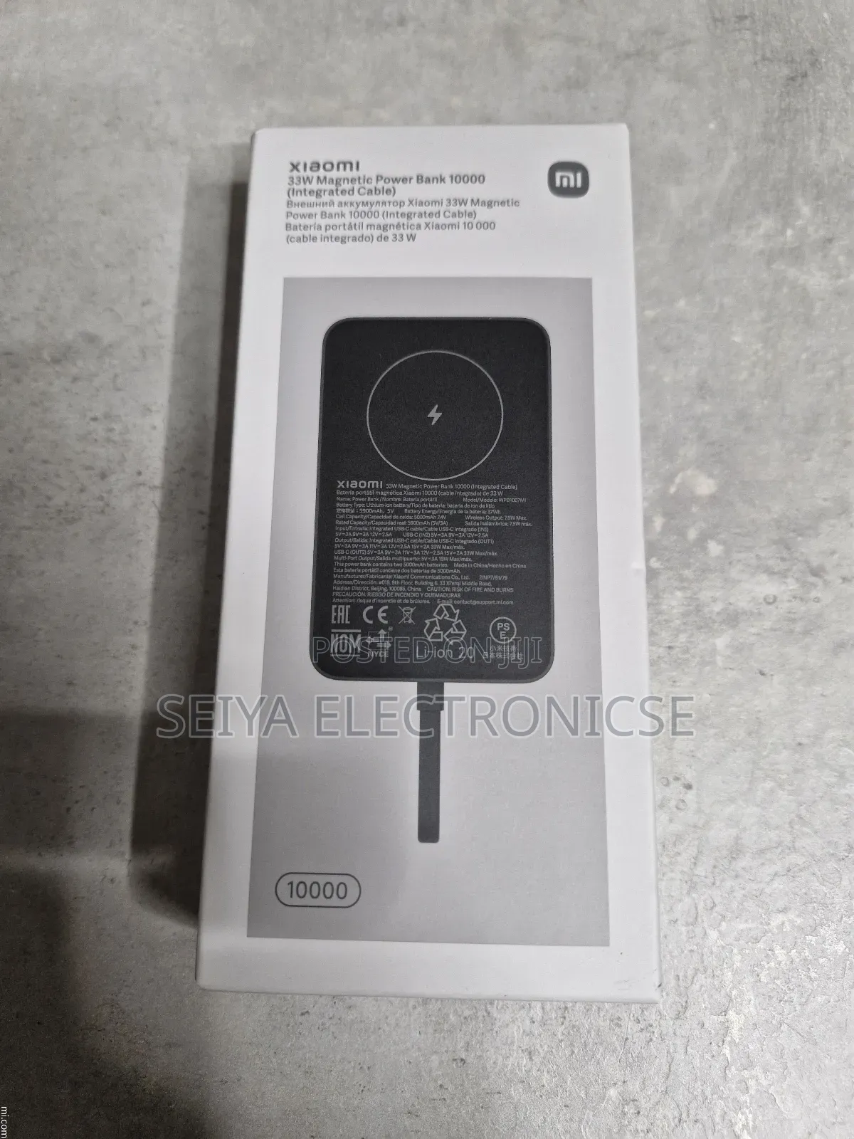 Mi Xiaomi Power Bank 10,000mah Magnetic Charging Power Bank