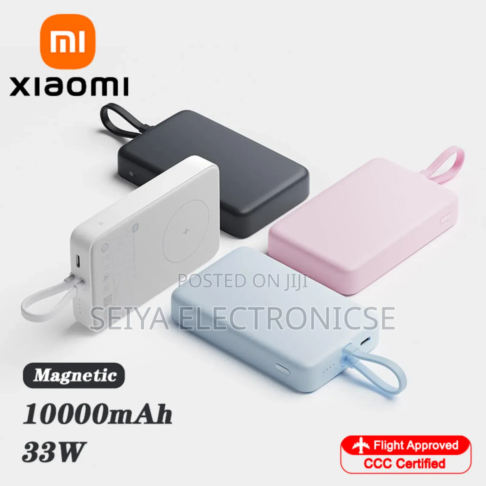 Mi Xiaomi Power Bank 10,000mah Magnetic Charging Power Bank
