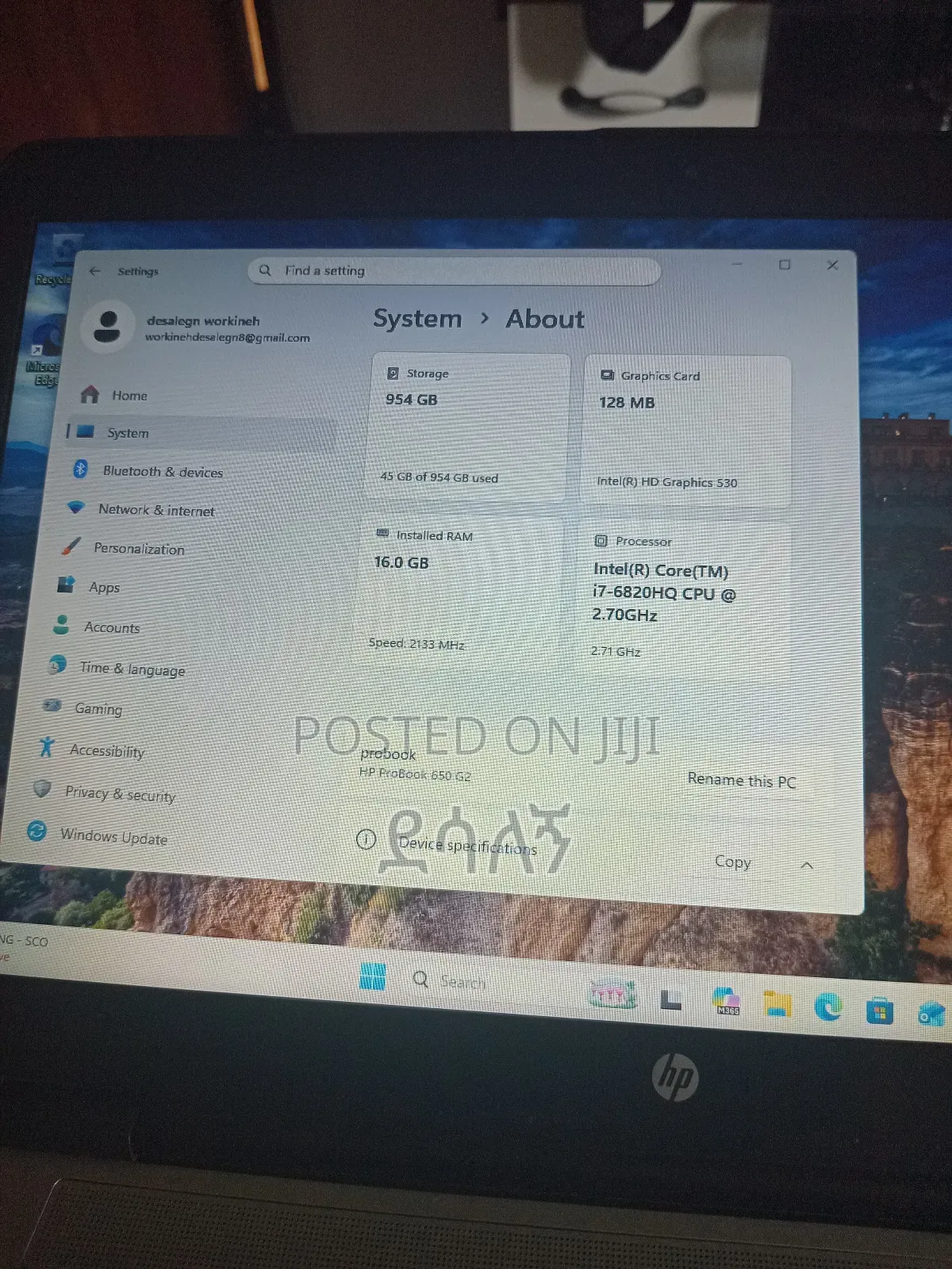 Laptop HP ProBook 11 G2 EE 16GB Intel Core i7 SSD 1T