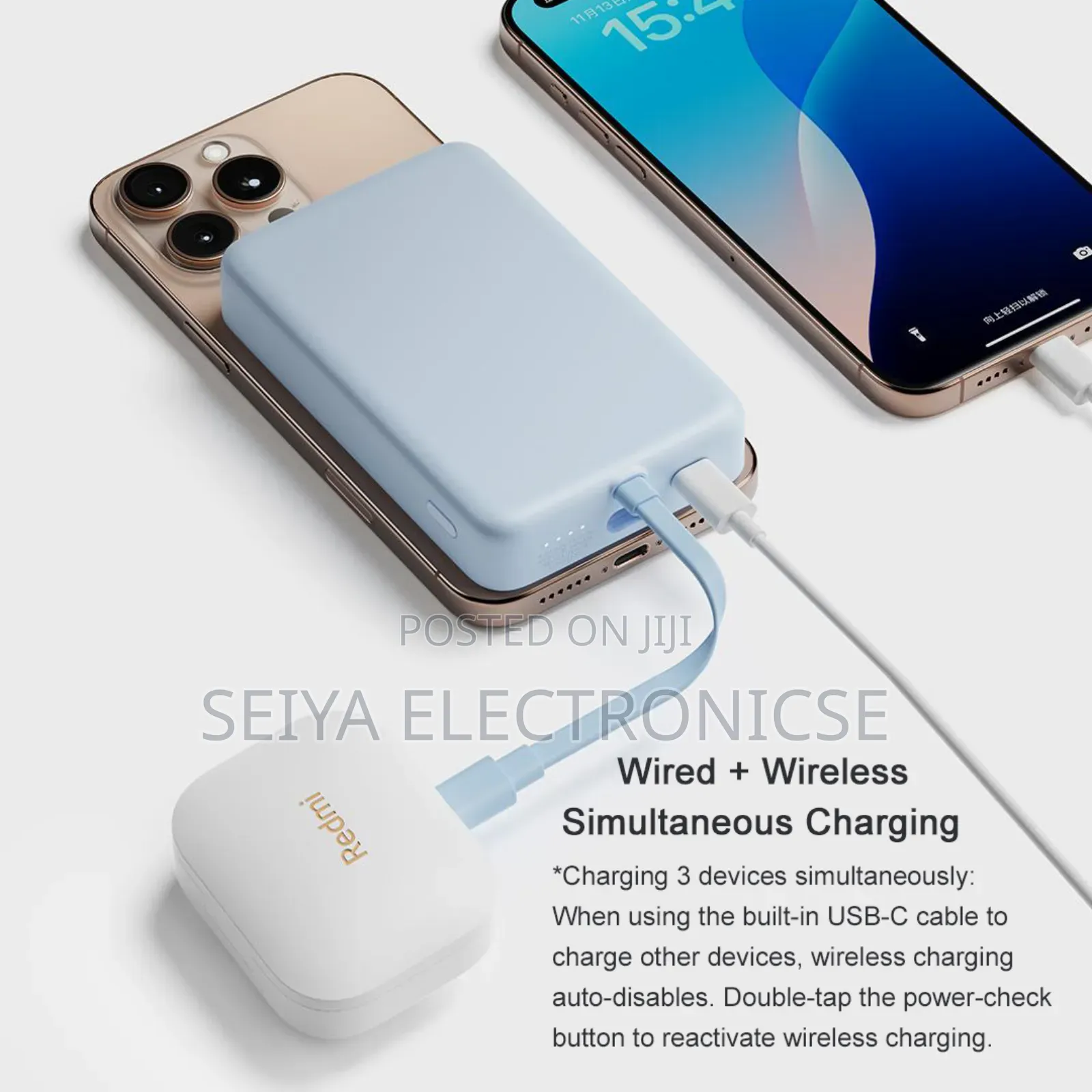 Mi Xiaomi Power Bank 10,000mah Magnetic Charging Power Bank