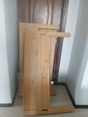 Wooden Bed 120x80 Cm, Long Hight for Storage