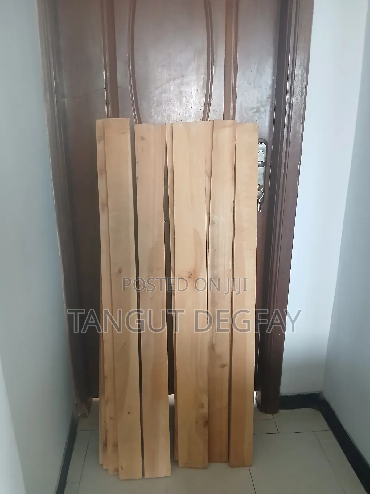 Wooden Bed 120x80 Cm, Long Hight for Storage