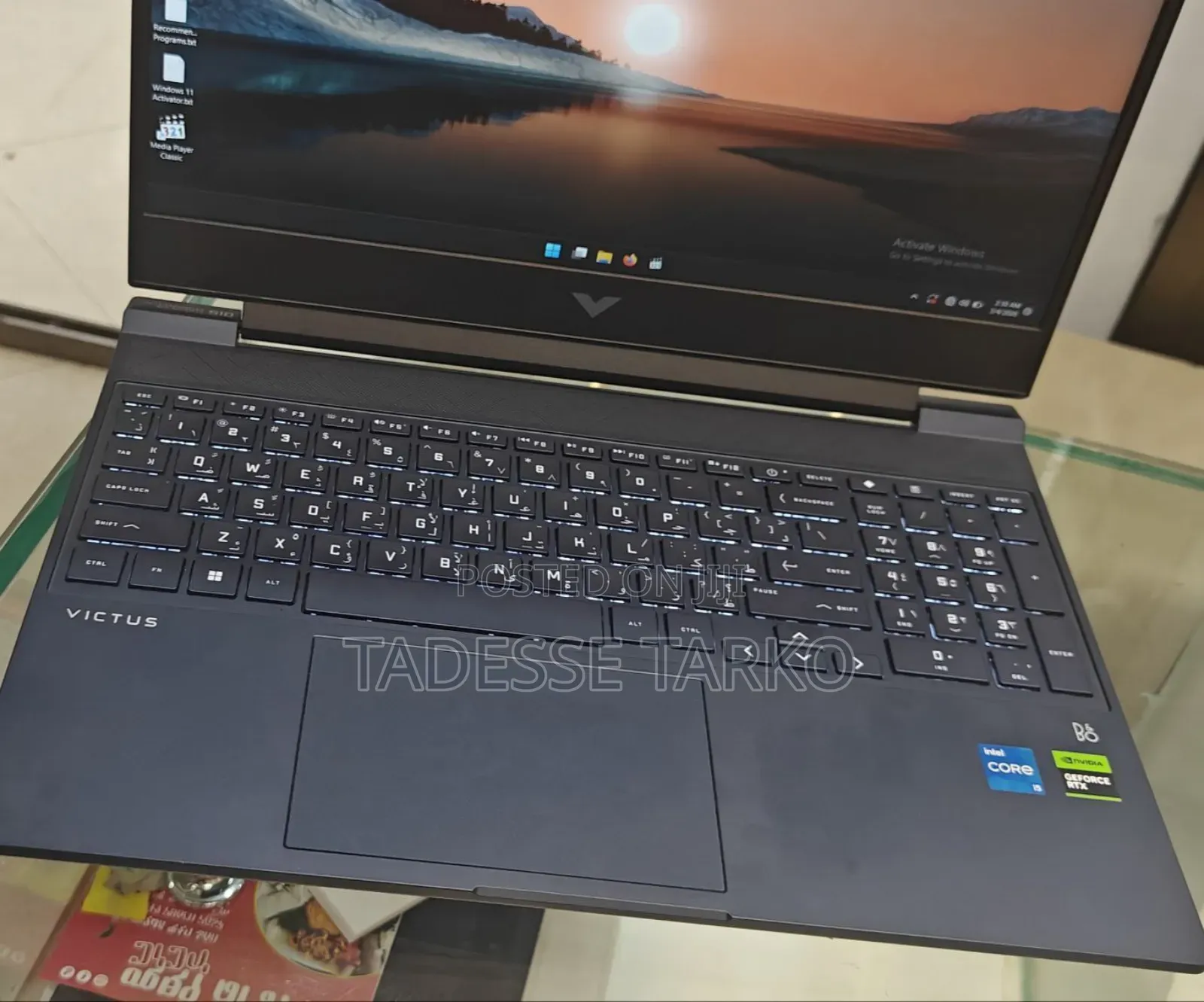 New Laptop HP Victus 15 8GB Intel Core i5 SSD 512GB