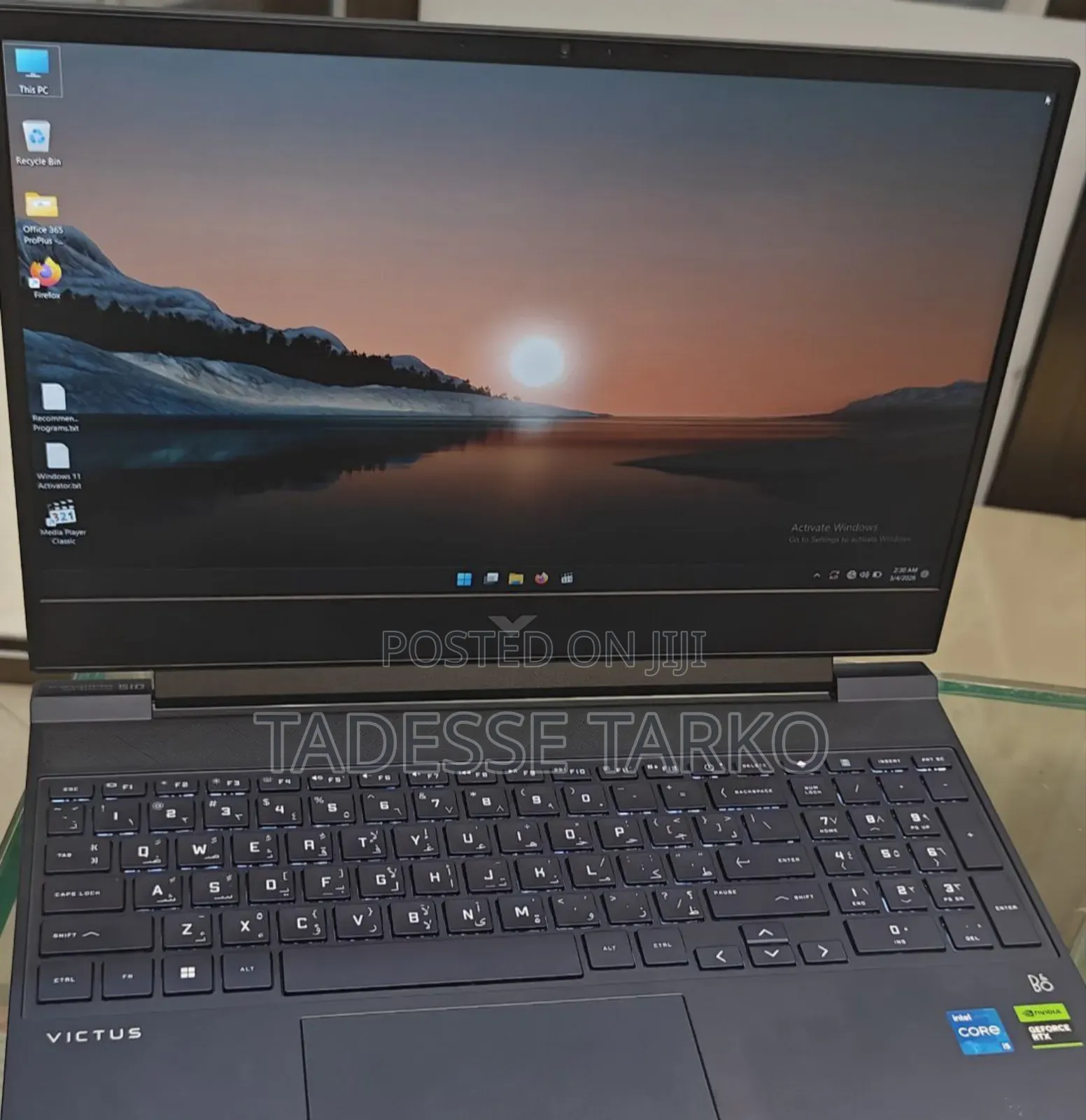 New Laptop HP Victus 15 8GB Intel Core i5 SSD 512GB