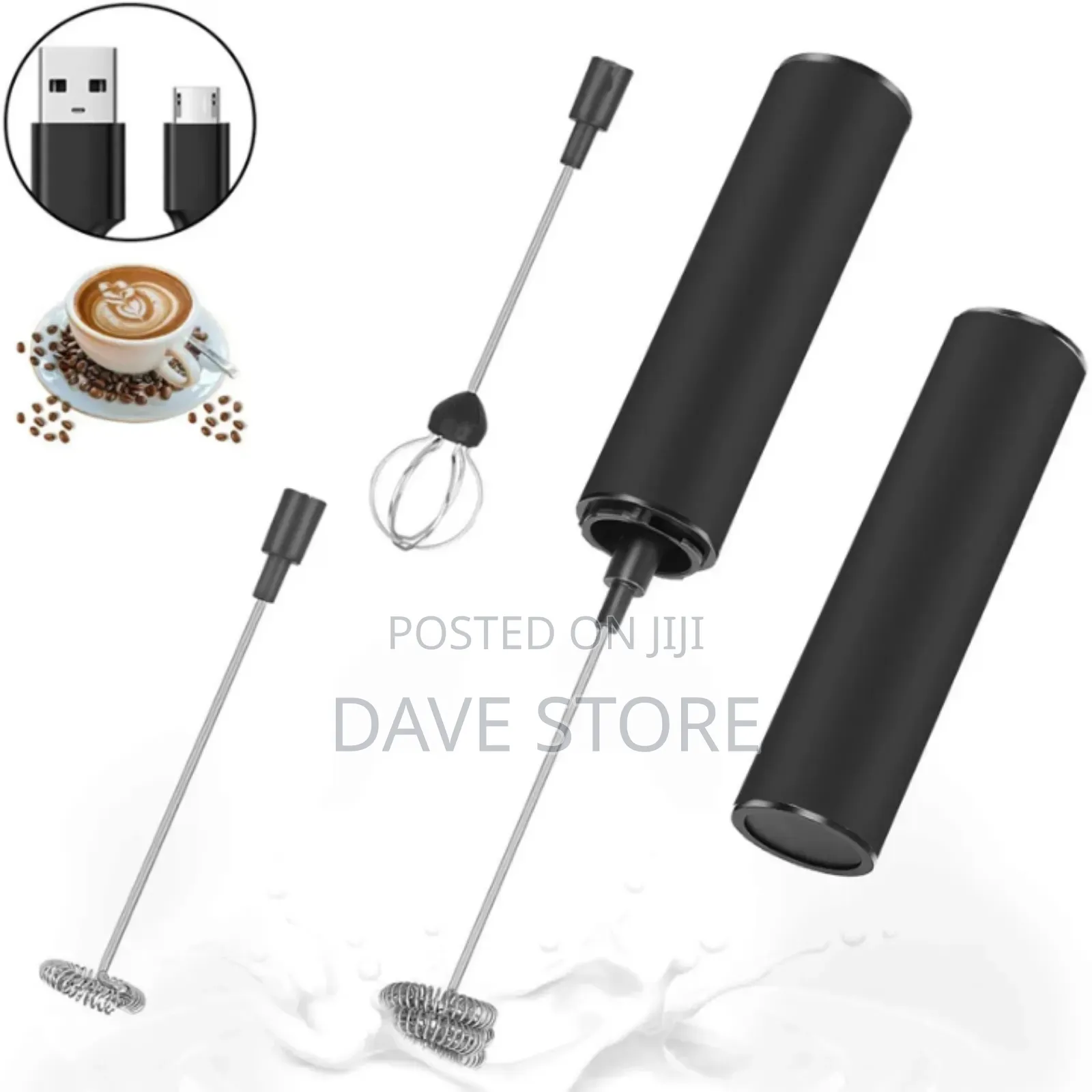 Handheld Electric Milk Frother And Whisk