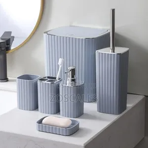6 Pcs Bathroom Set