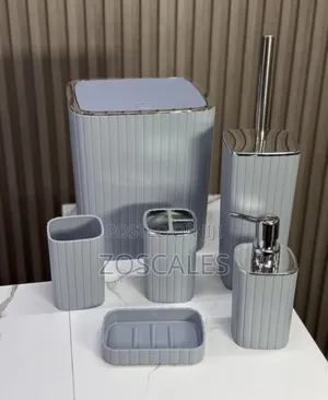 6 Pcs Bathroom Set