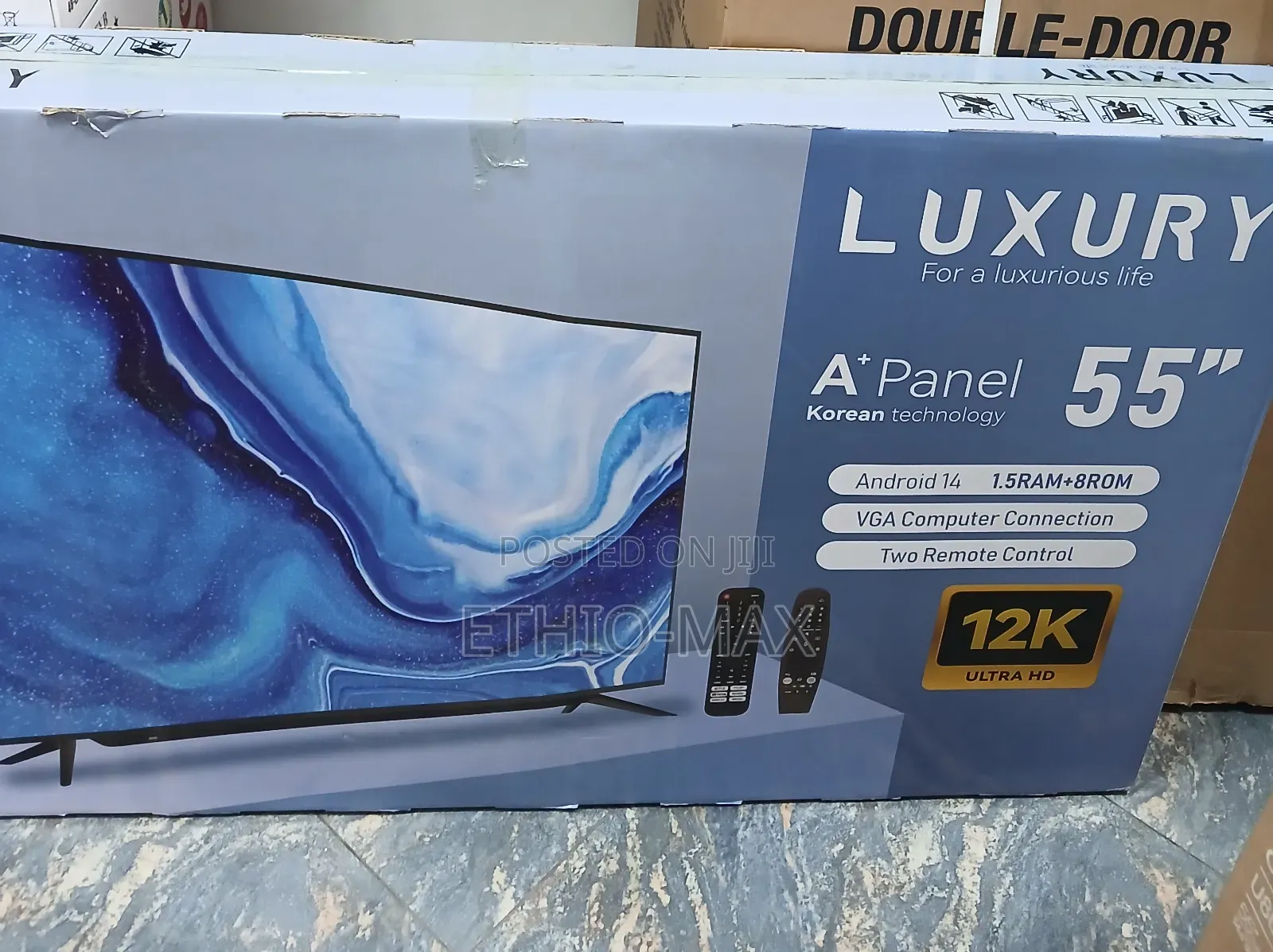 Luxury 55” Smart Android Tv – Double Glass | Big Screen Experience