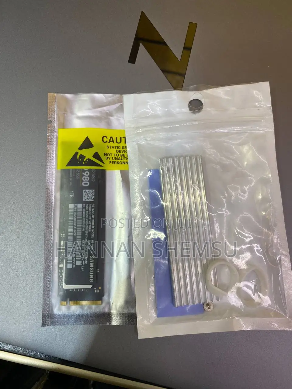 1tb Samsung 980 Nvme SSD With Termal Pan and Heatsinker