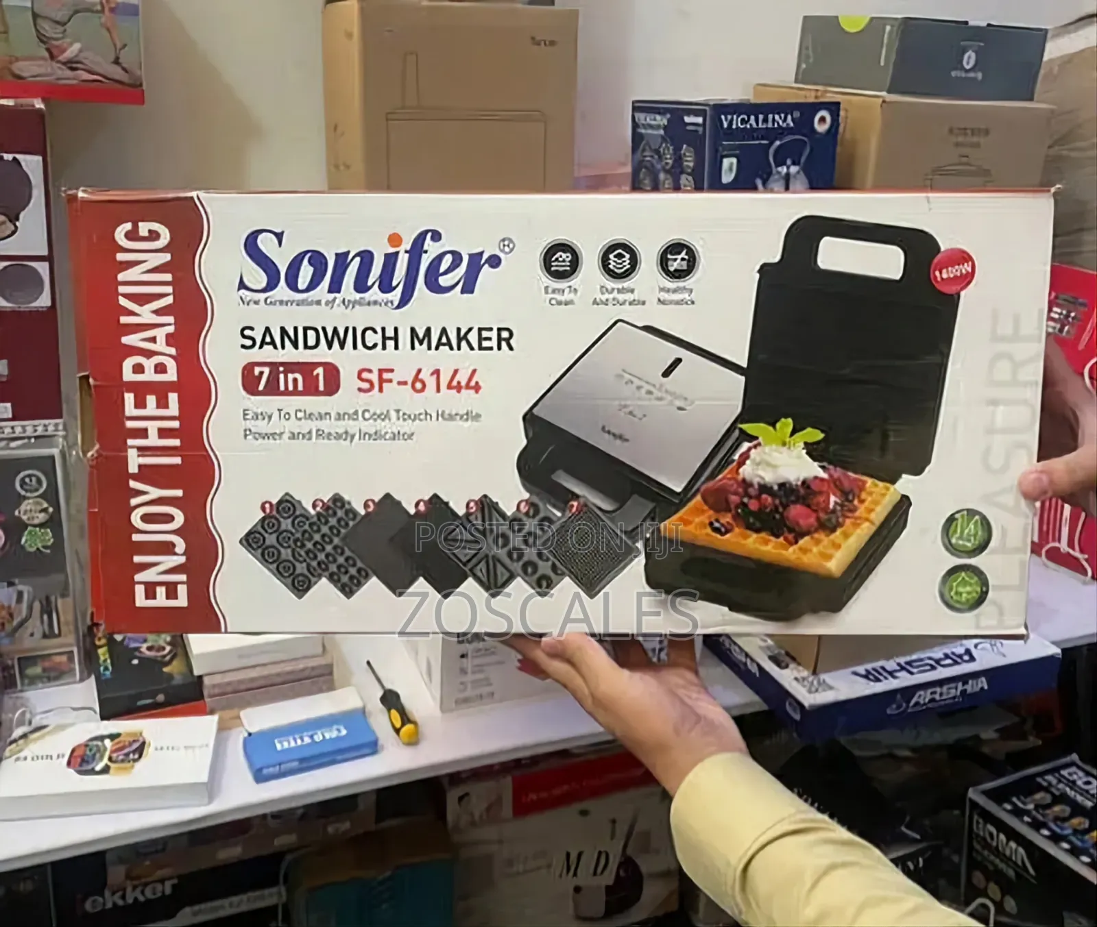 Sonifer Commercial 7in1 Snack Maker
