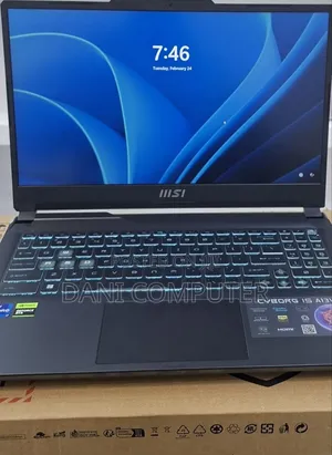 New Laptop MSI Cyborg 15 16GB Intel Core i7 SSD 1T
