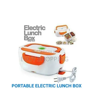 Colorful Portable Heated Lunch Box (Blue, Green, Orange, Red)