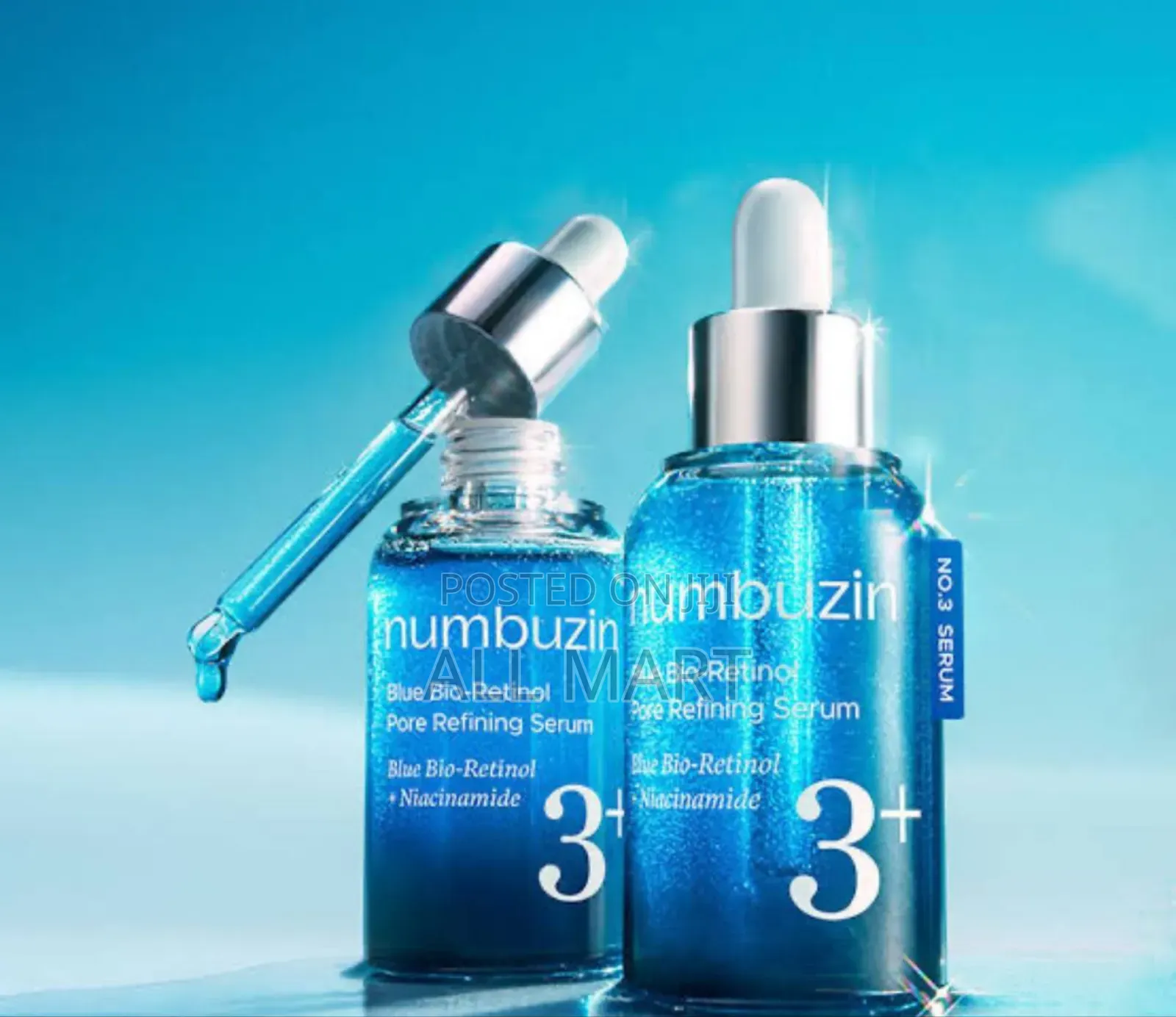 Numbuzin No.3 Blue Bio-Retinol Pore Refining Serum