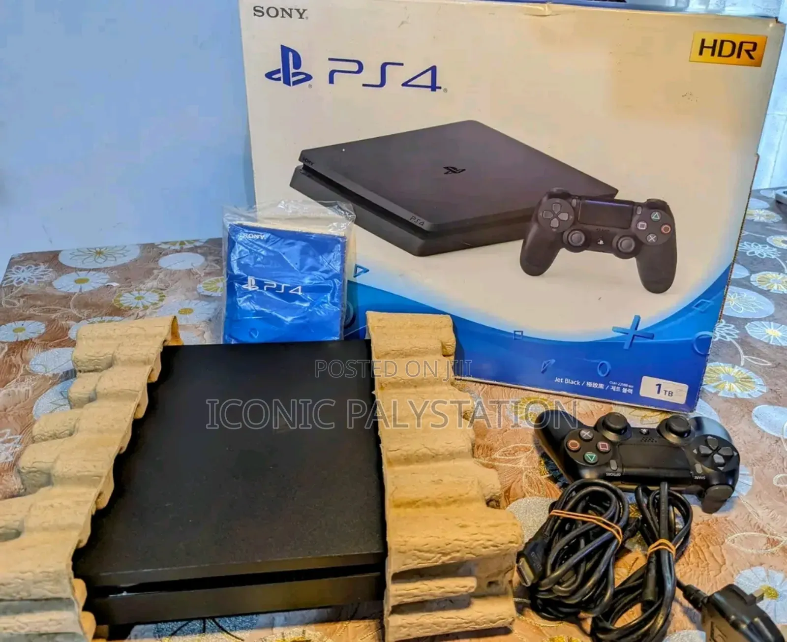 Packed Palystation 4 Slim With Full Accessories