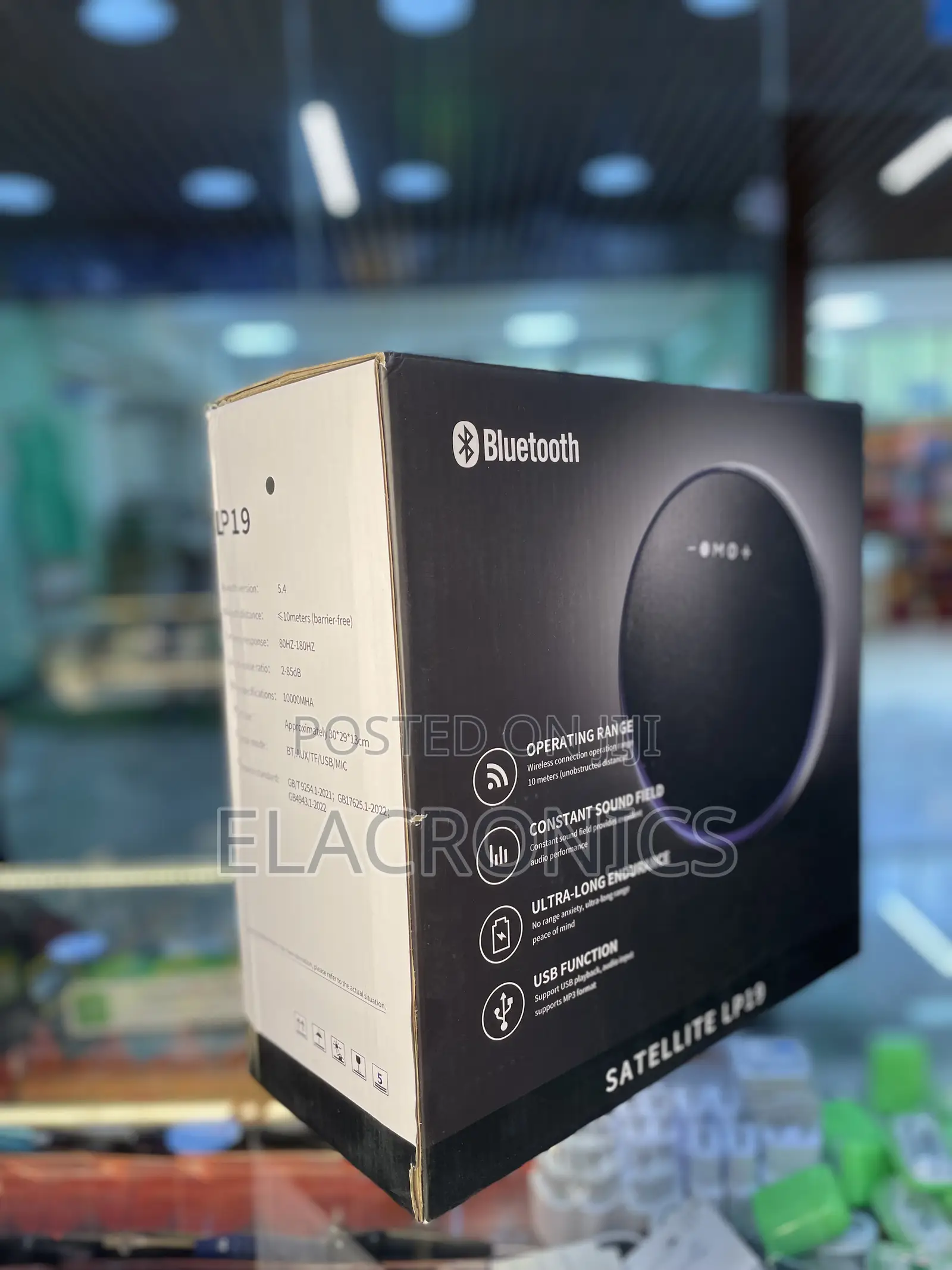 Satellite Lp19 Wireless Speaker (10,000mah Battery + RGB Lights)