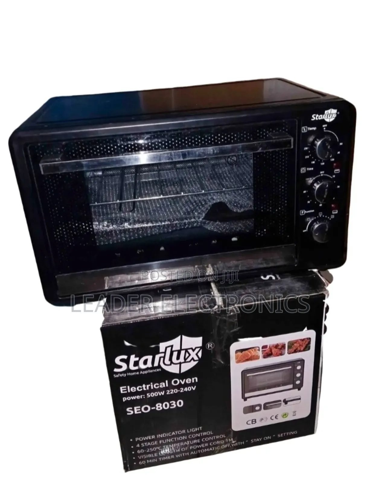 Starlux Mini Oven – 30 Liter | Powerful Compact Kitchen Oven