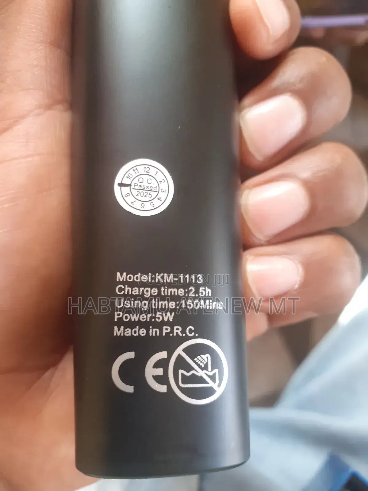 ኬሚ Km-1113 የፀጉር መስተካከያ Hair Clipper Tondos ቶንዶስ የተፃፈው ዋጋ አሁን ያለበት ነው!