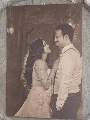 Photo Engraving on Wood- Wedding,Graduation