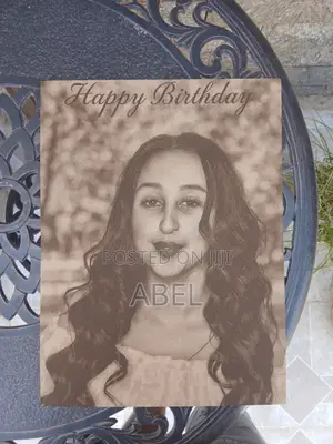 Photo Engraving on Wood- Wedding,Graduation