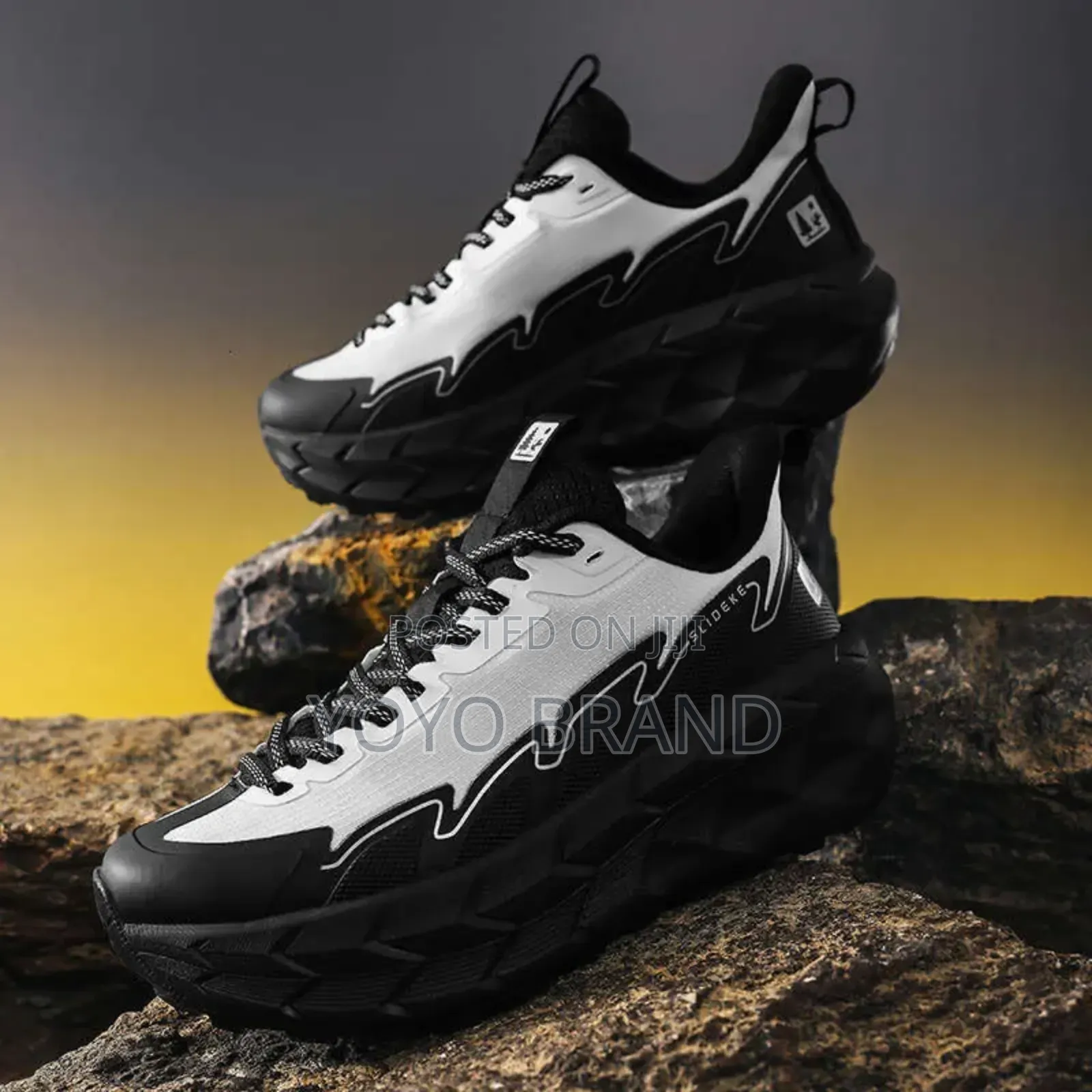 Bmal Land Cruiser Hiking Black/White Fashion Sneakers Shoes