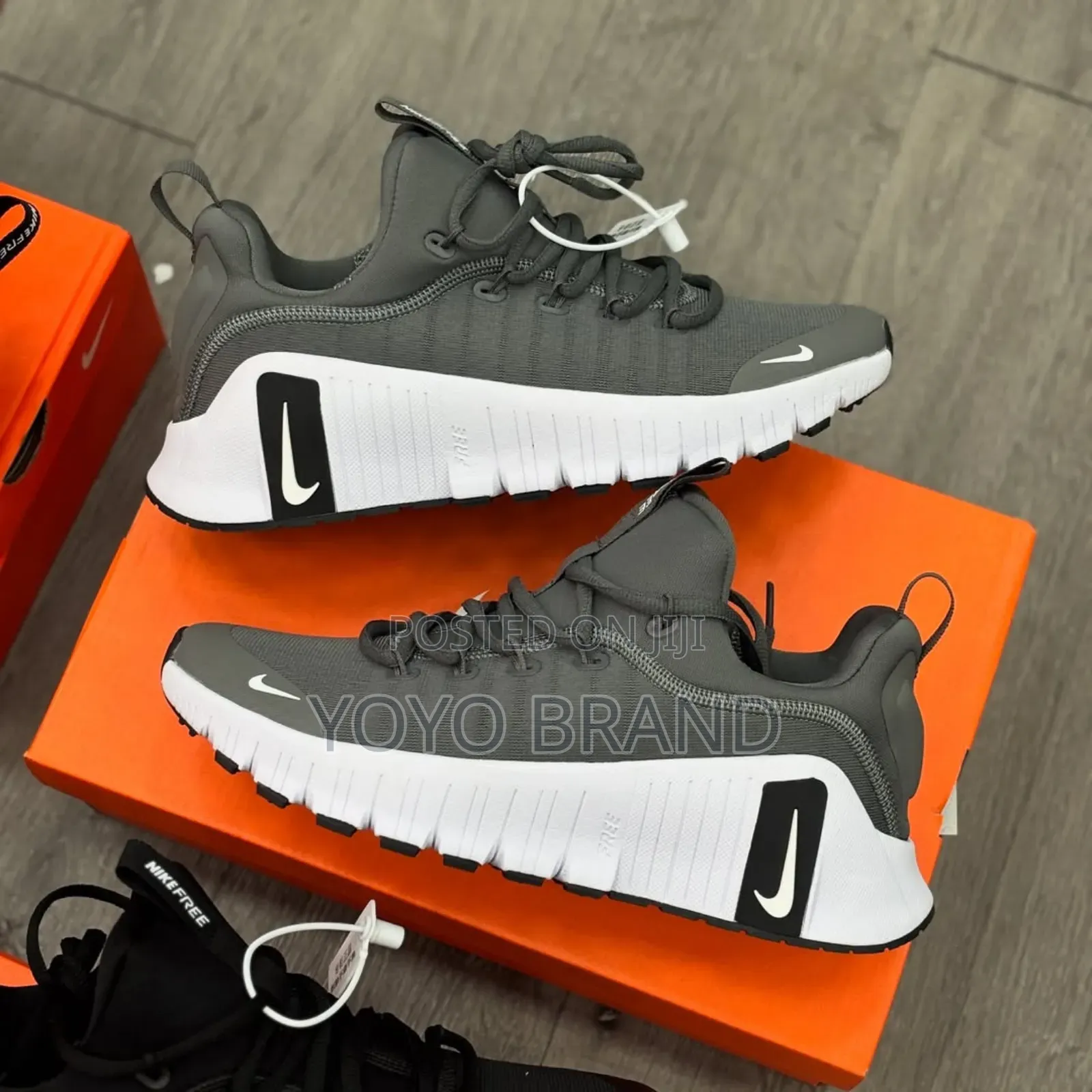 New Arrival Unsex Nike Metcon 6 Light Gray Fashion Sneaker