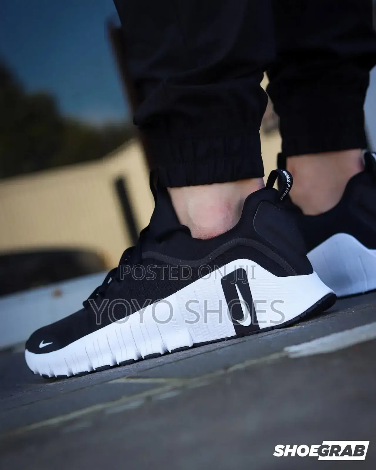 New Arrived Unisex Nike Metcon 6 Black/White Fashion Sneaker