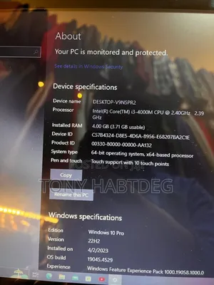 Laptop Lenovo ThinkPad A31 4GB Intel Core i3 HDD 500GB