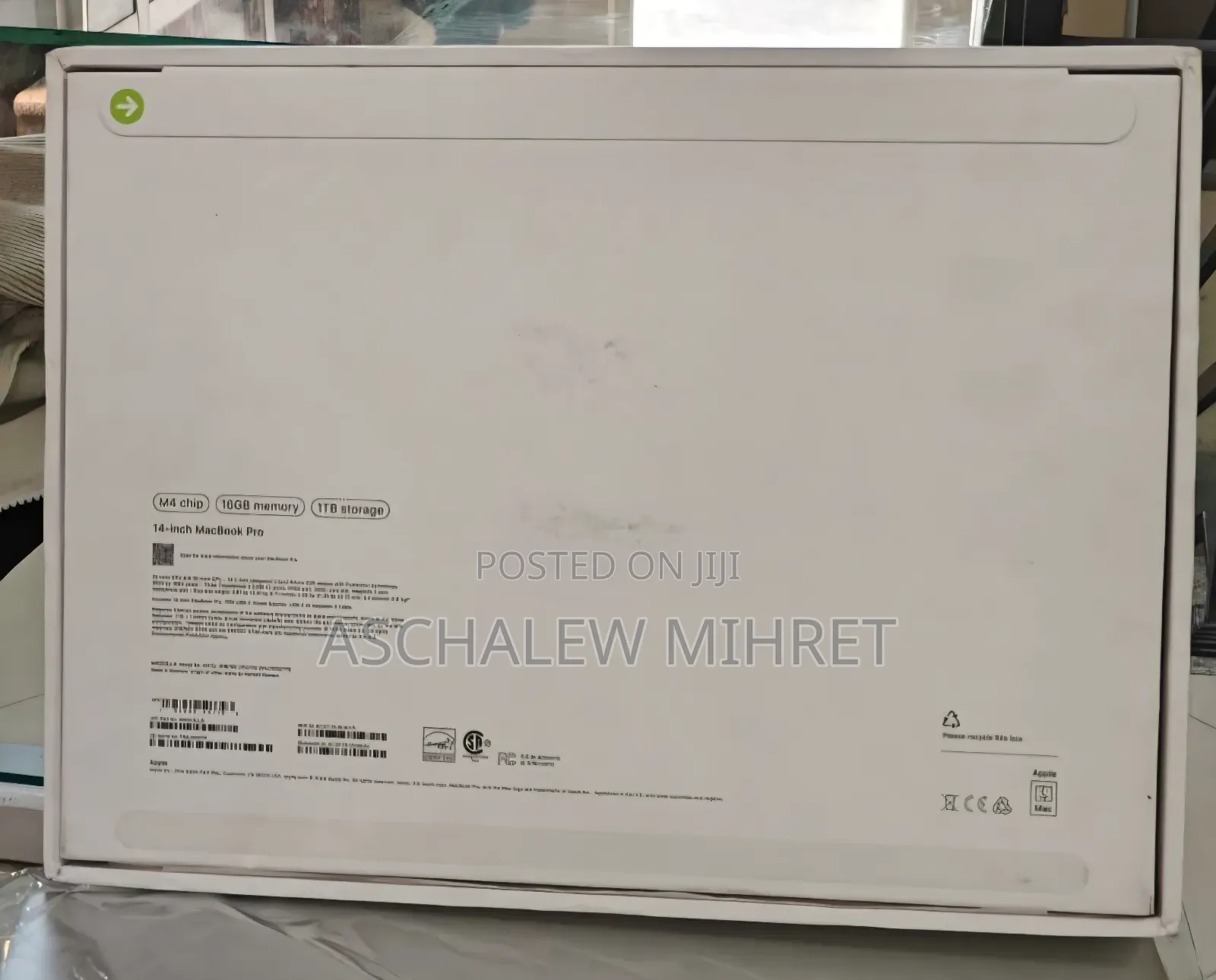 New Laptop Apple MacBook Pro 2024 M4 14-inch 16GB Apple M4 Pro SSD 1T