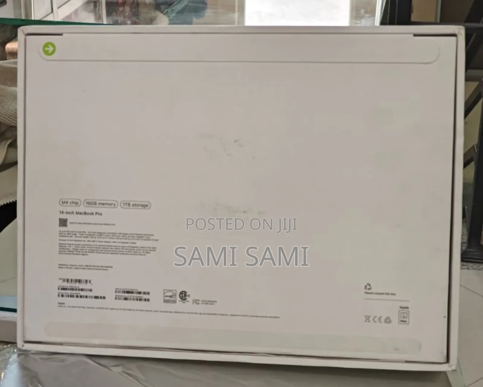 New Laptop Apple MacBook Pro 2024 M4 14-inch 16GB Apple M4 Pro SSD 1T