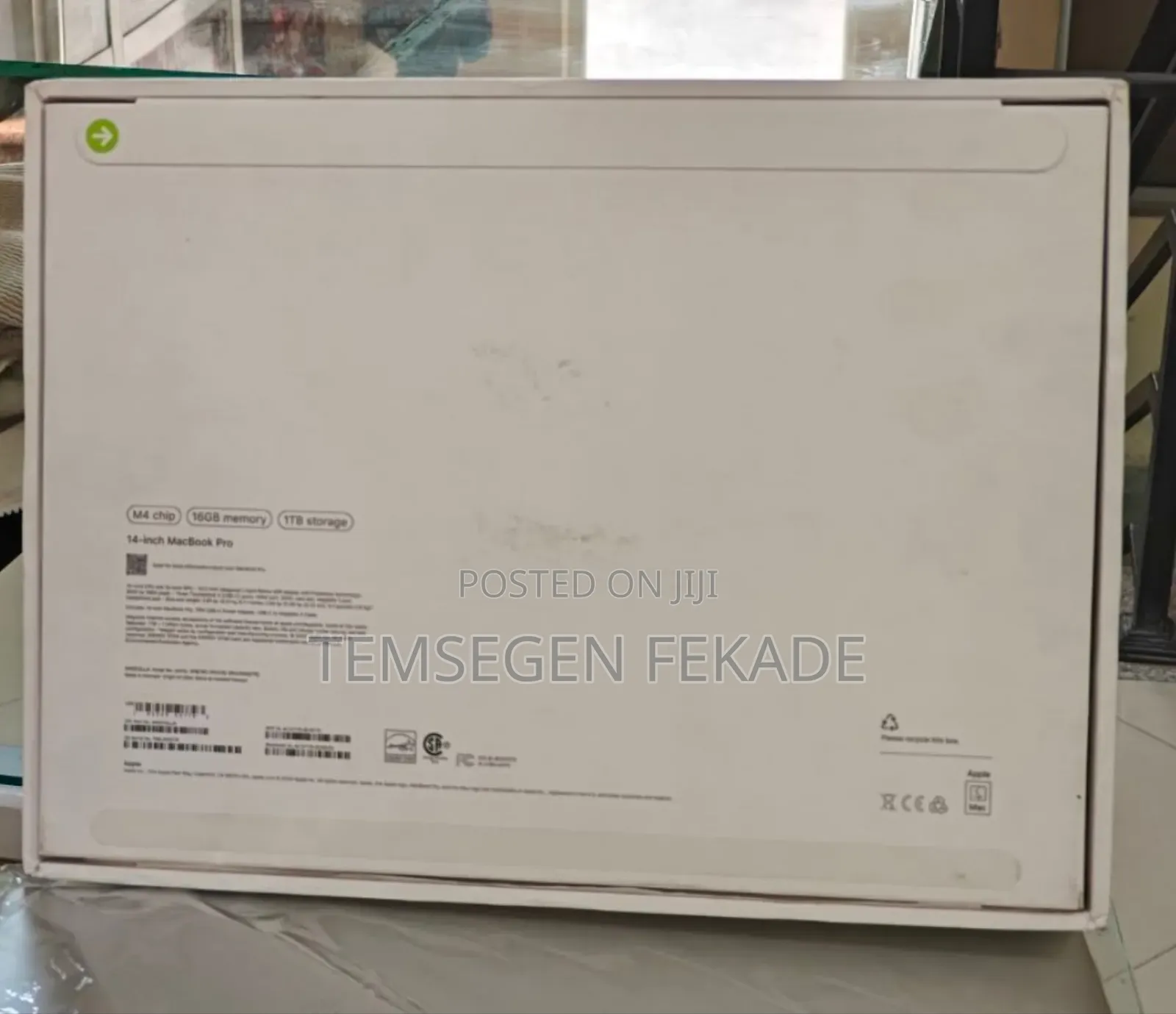 New Laptop Apple MacBook Pro 2024 M4 14-inch 16GB Apple M4 Pro SSD 1T