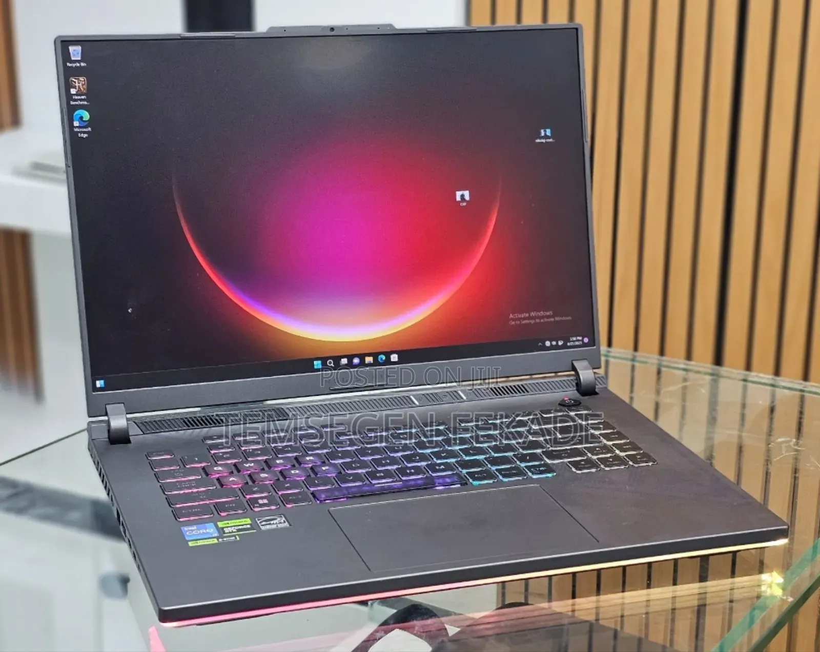 New Laptop Asus ROG Strix G16 G614 16GB Intel Core i7 SSD 1T