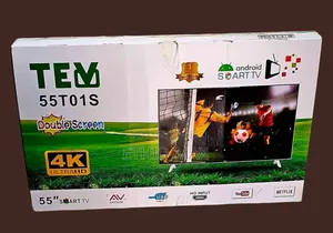 Tev 55” Smart Android Tv – Uhd | New Original Double Glass Tv