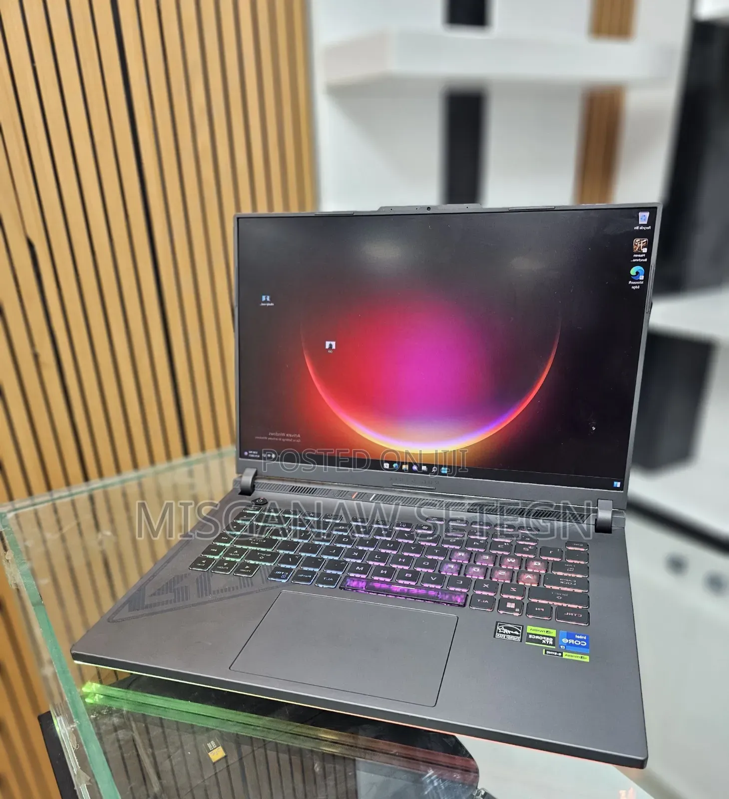 New Laptop Asus ROG Strix G15 16GB Intel Core i7 SSD 1T